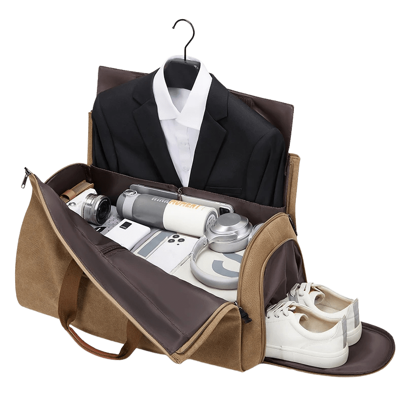 Sentier - Khaki Travel Bag - Avourie
