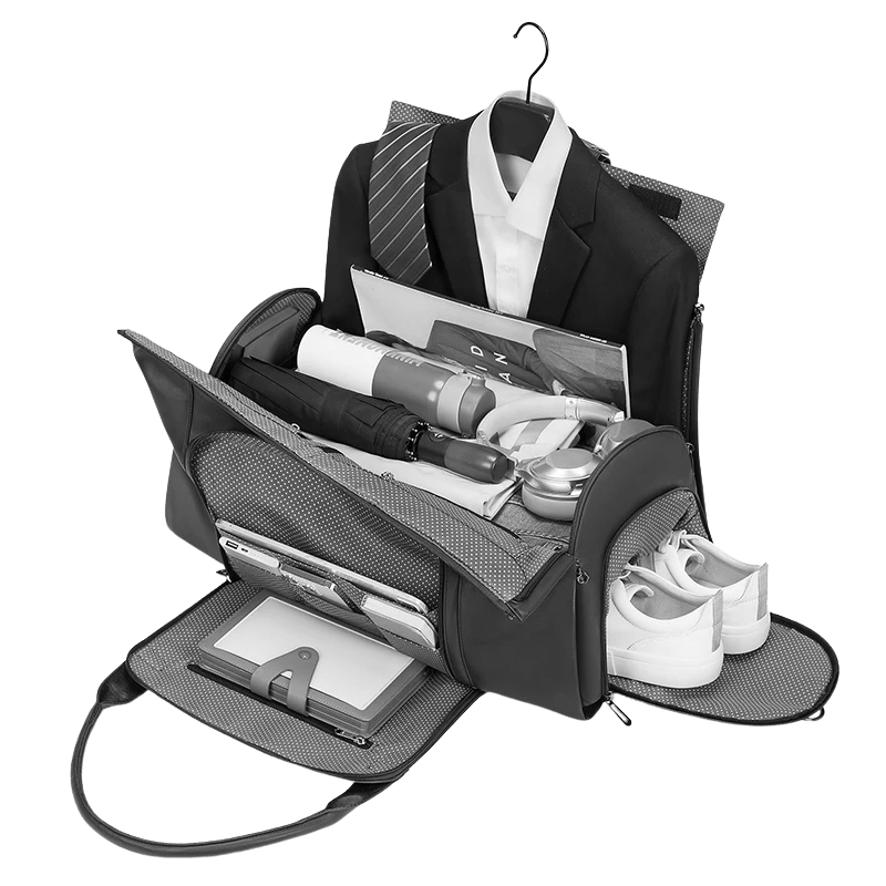 Sentier - Black Travel Bag - Avourie