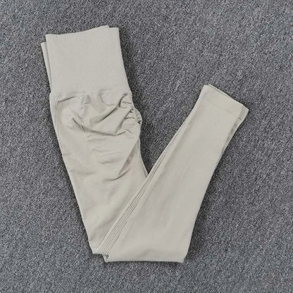 Seamless High Waist Quick Dry Slim Leggings.