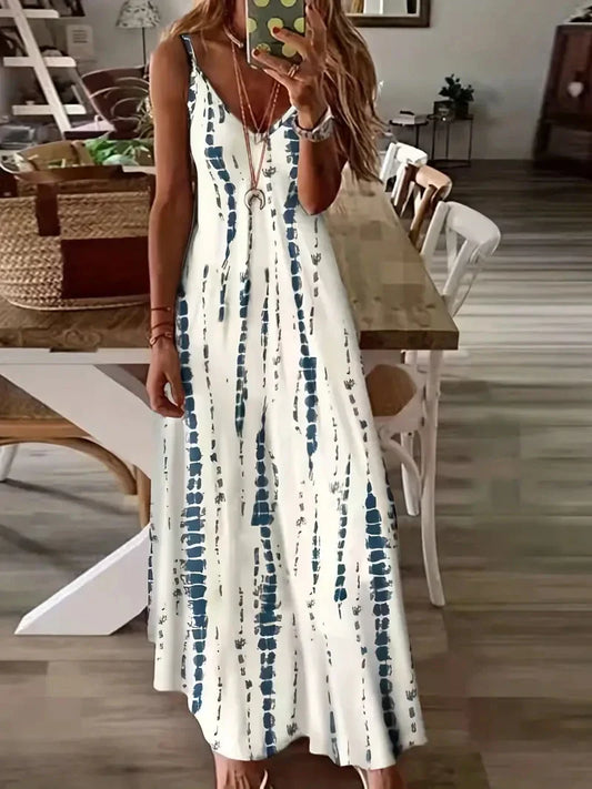 Tie Dye Spaghetti Strap Dress