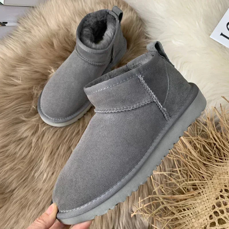 Sheepskin Boots - Waterproof Wool Fur Lined