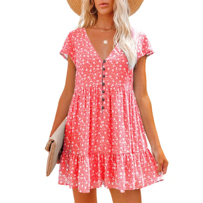 Summer flower dress.