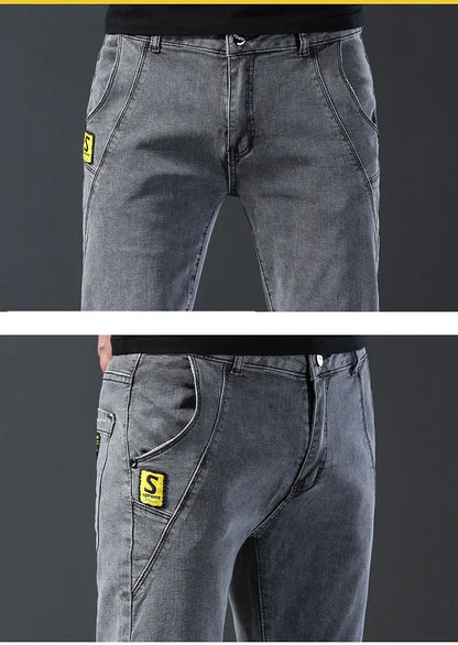 Slim Straight Luxury Jeans.