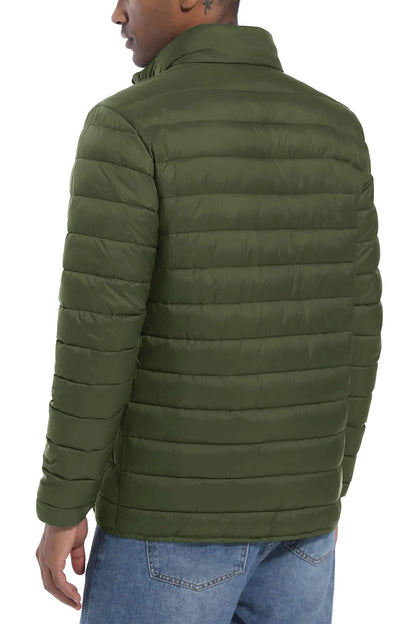 Lightweight Quilted Down Insulated Water Resistant Puffer Jacket