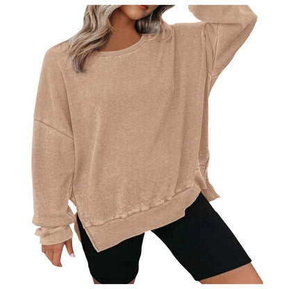 Oversized Knit Sweatshirt