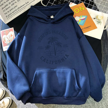 Surfing Paradise California Hoodie