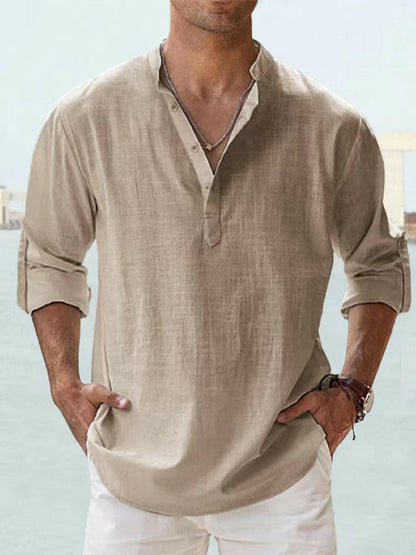 Lightweight Casual Linen Shirt.