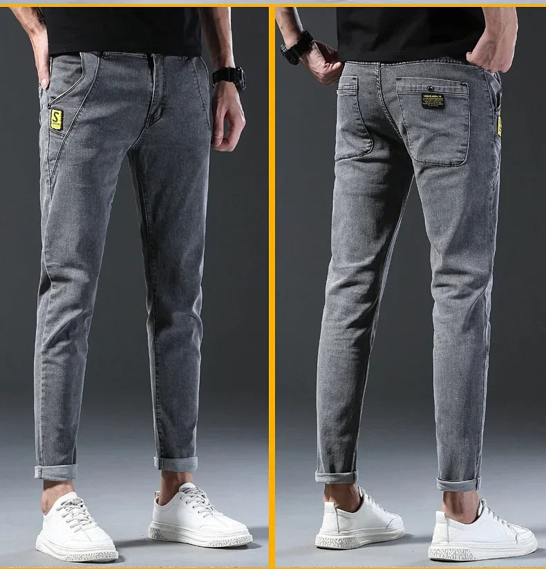 Slim Straight Luxury Jeans.