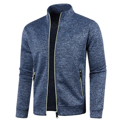 Long Sleeve Full Zip Slim Fit Sweatshirt.