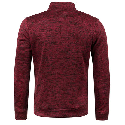 Long Sleeve Full Zip Slim Fit Sweatshirt.