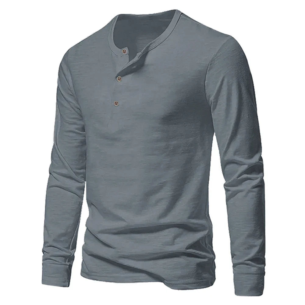 Henley Collar Shirt