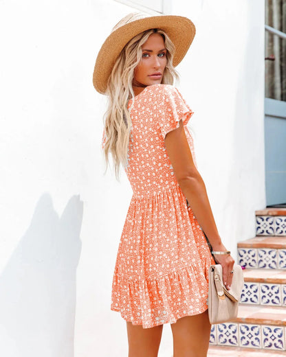 Summer flower dress.