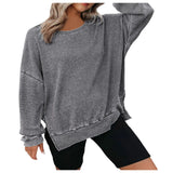 Oversized Knit Sweatshirt