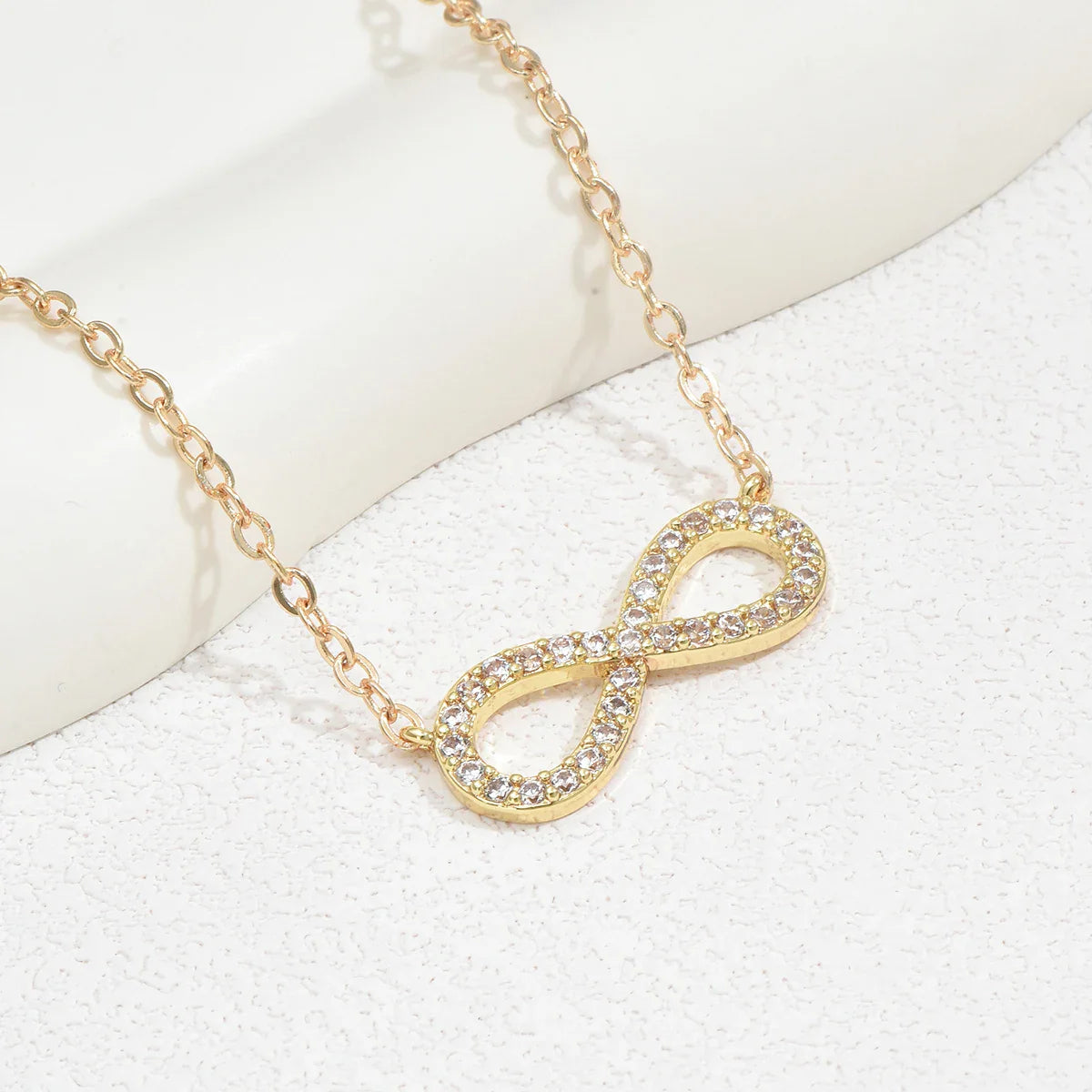 Stainless Steel Infinity Pendant Necklace