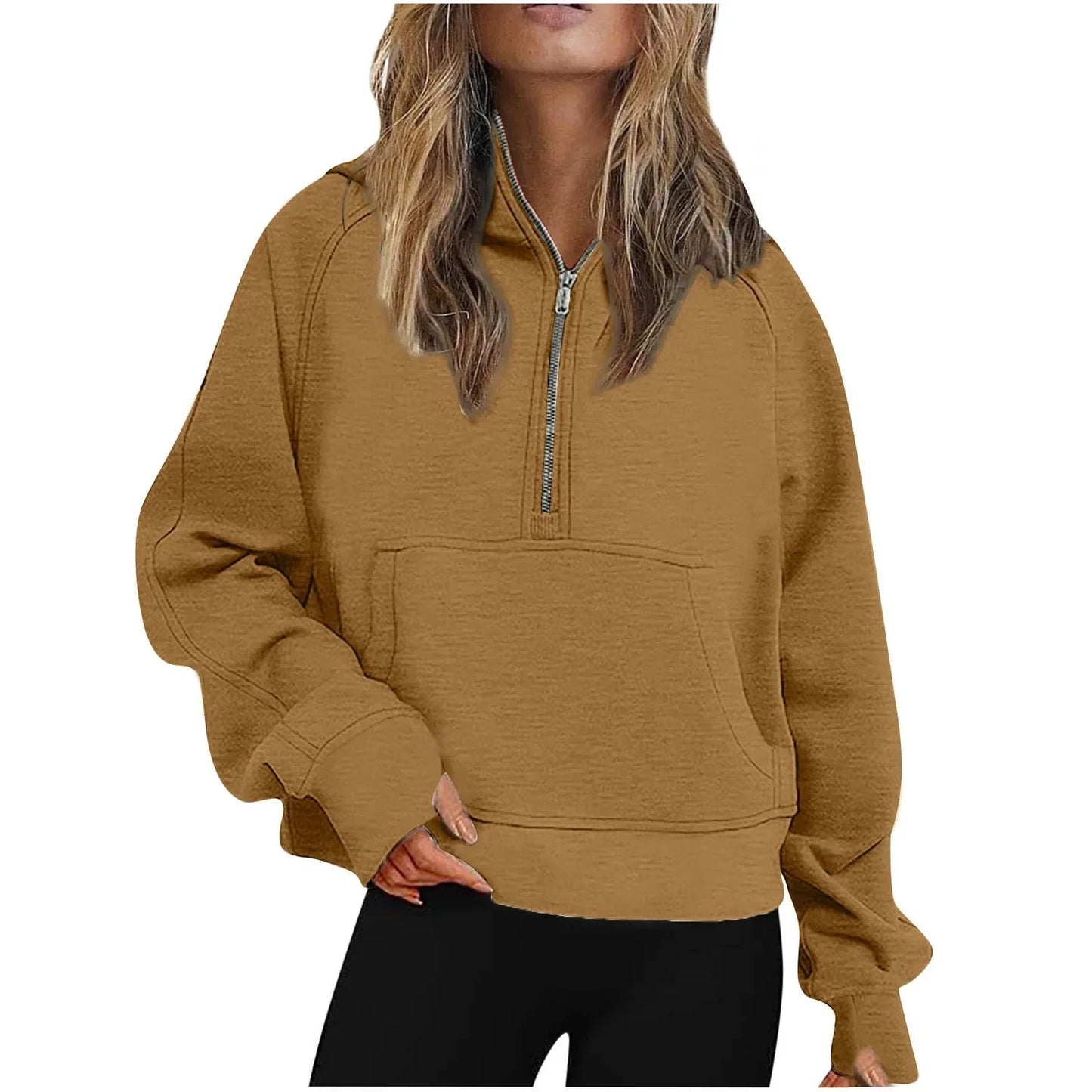 Quarter Zip Oversized Hoodie