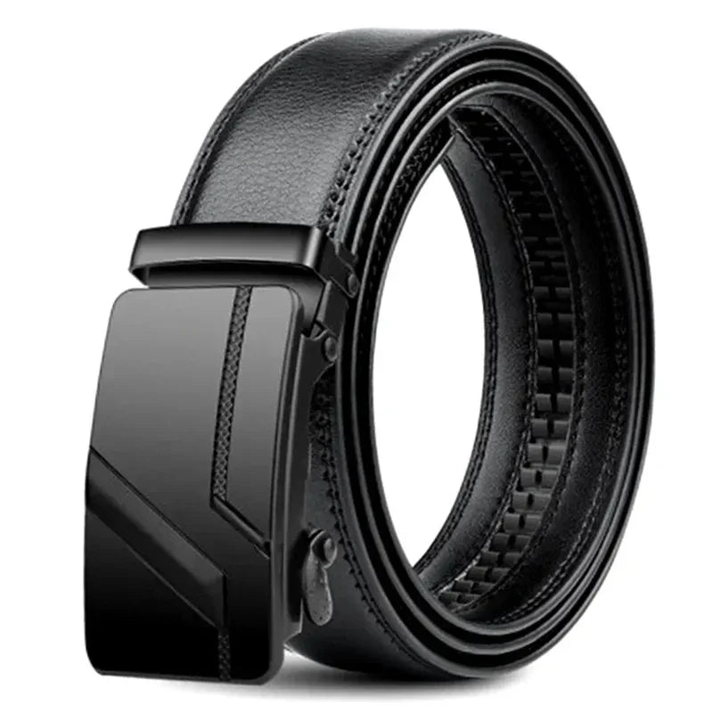 Leather Belt - Automatic Buckle