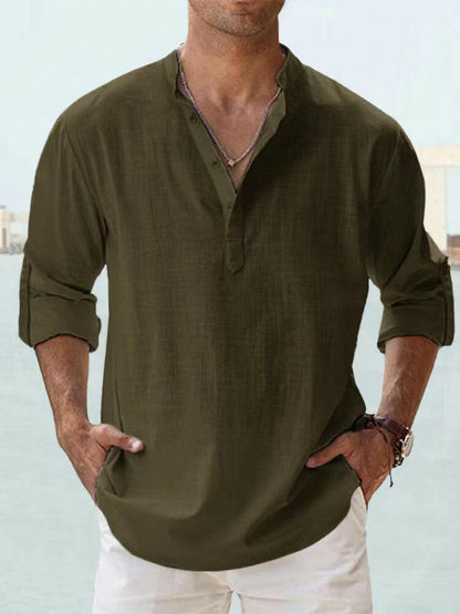 Lightweight Casual Linen Shirt.