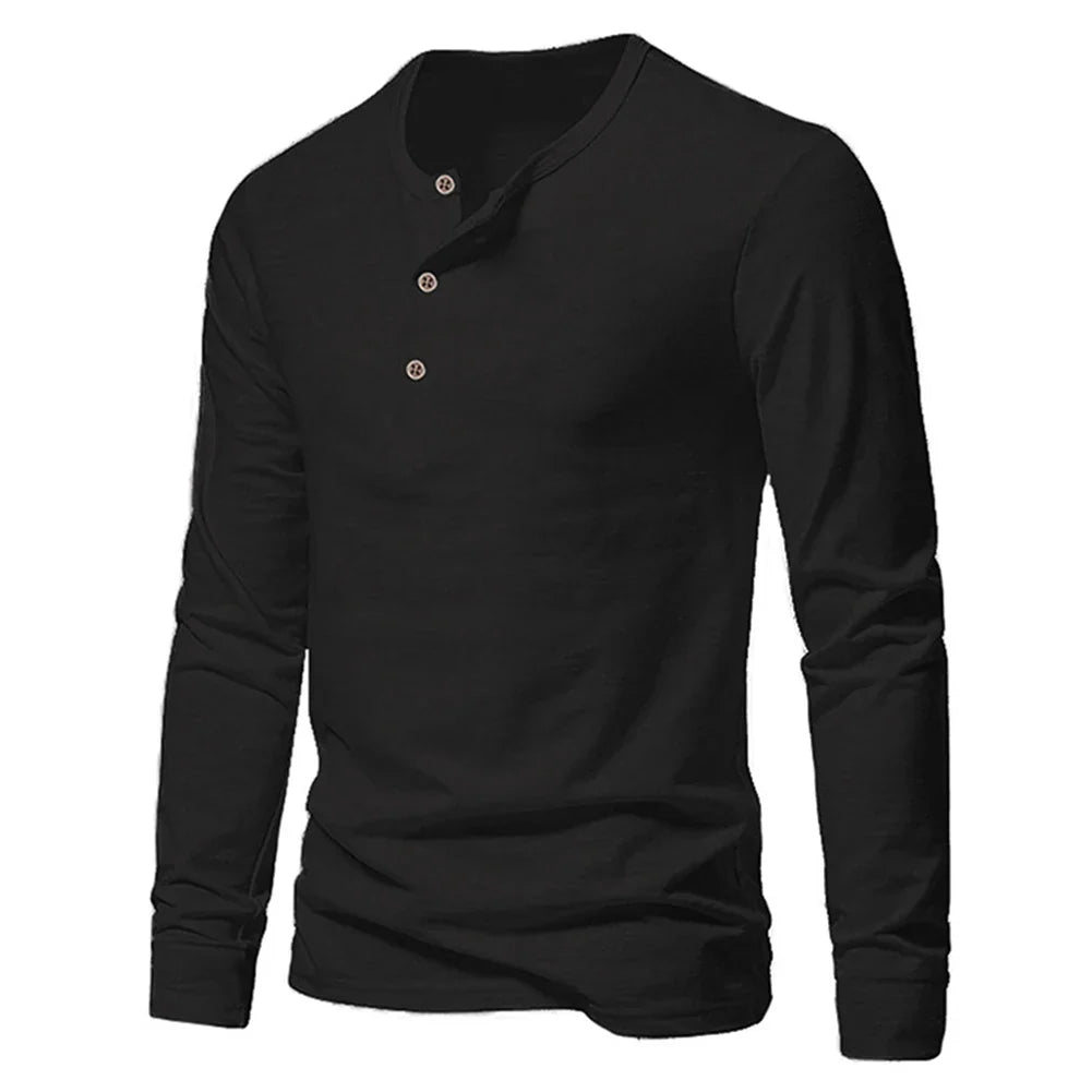 Henley Collar Shirt