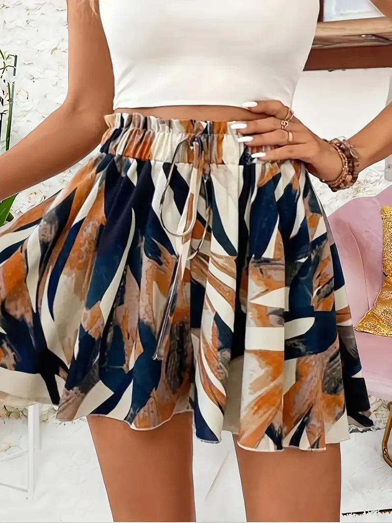 Light Ruffle Shorts