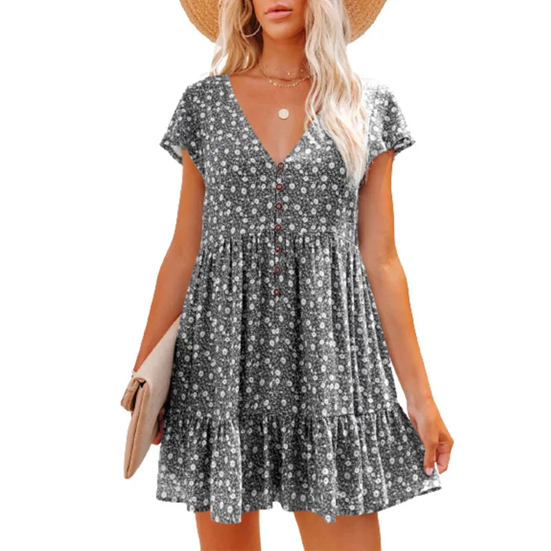 Summer flower dress.