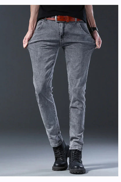 Slim Straight Luxury Jeans.