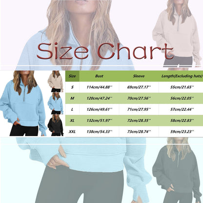 Quarter Zip Oversized Hoodie