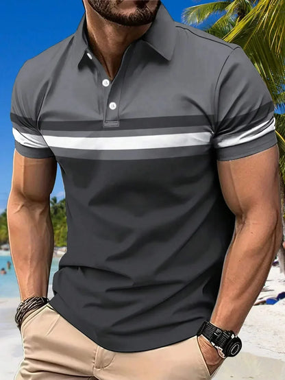 Power Stripe Polo Shirt