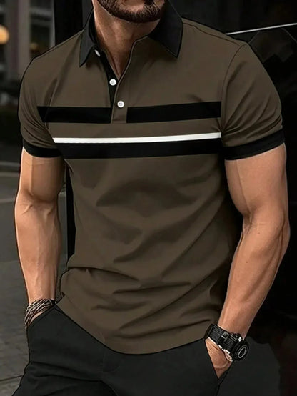 Power Stripe Polo Shirt