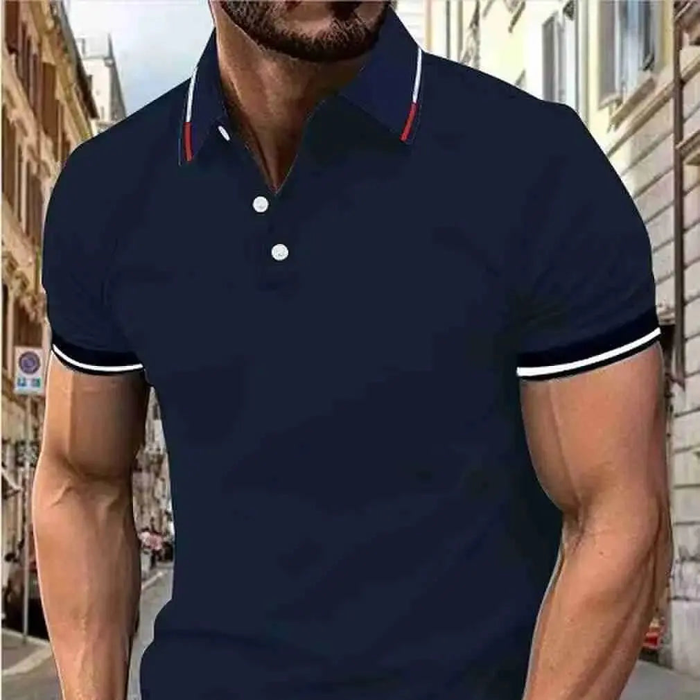 Men's Breathable Casual Polo shirt.