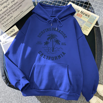 Surfing Paradise California Hoodie