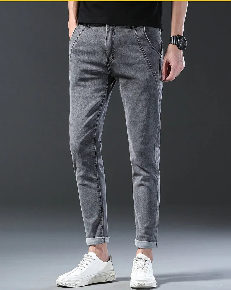 Slim Straight Luxury Jeans.