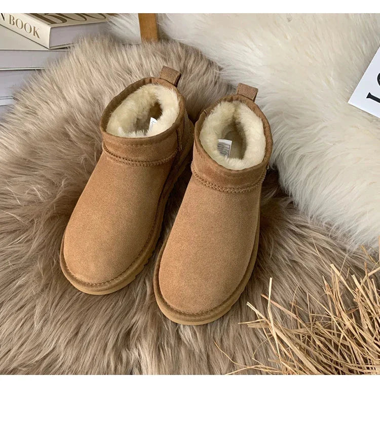 Sheepskin Boots - Waterproof Wool Fur Lined