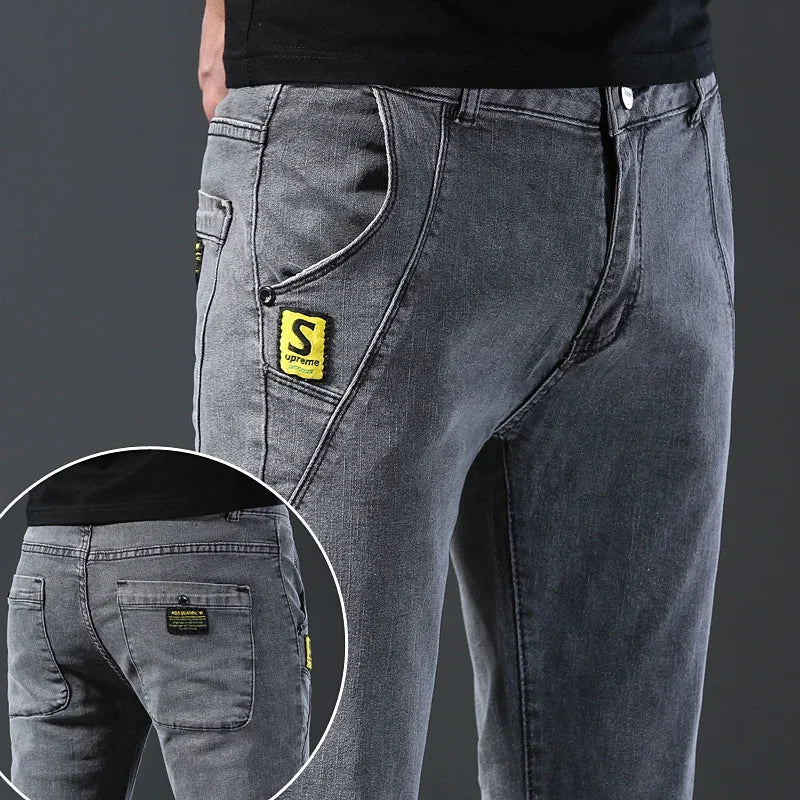 Slim Straight Luxury Jeans.