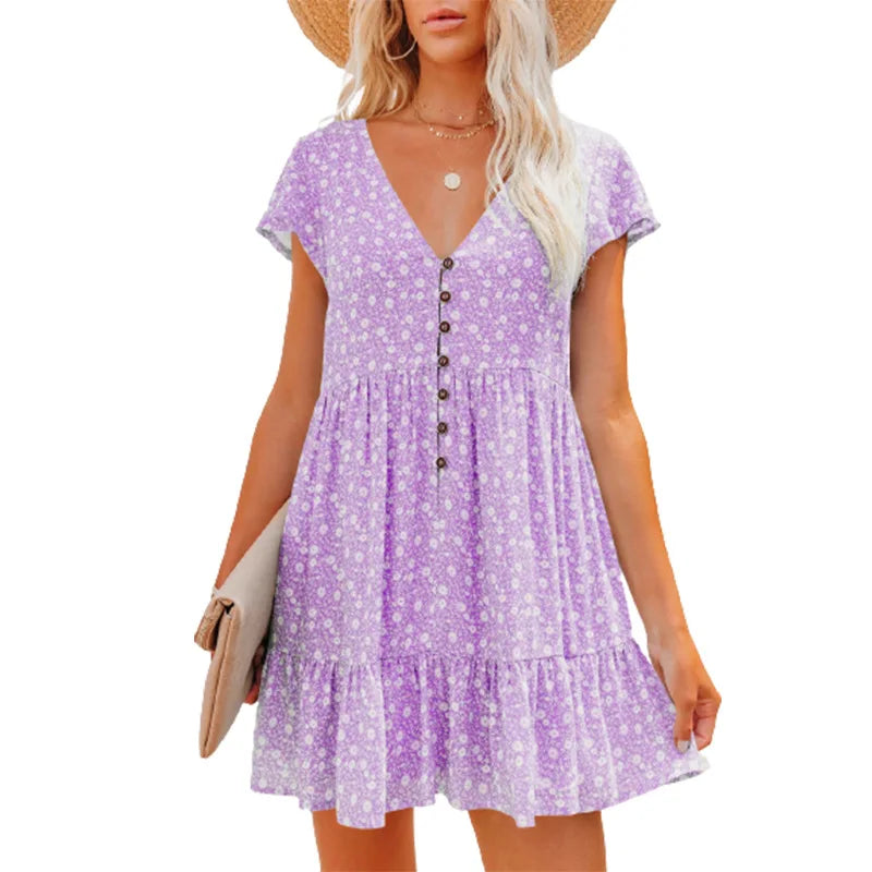 Summer flower dress.