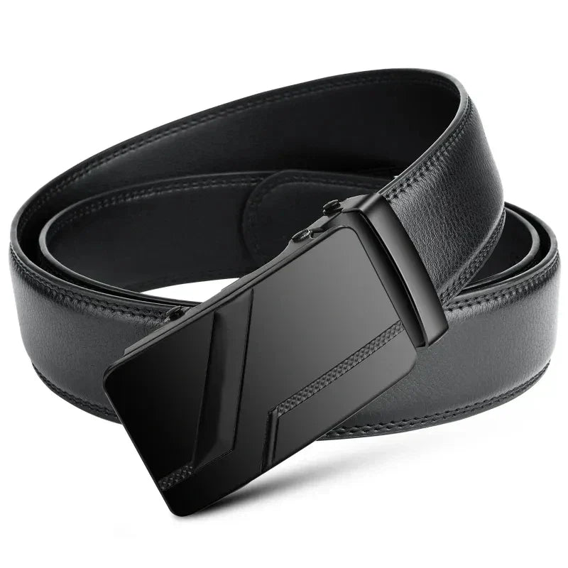 Leather Belt - Automatic Buckle