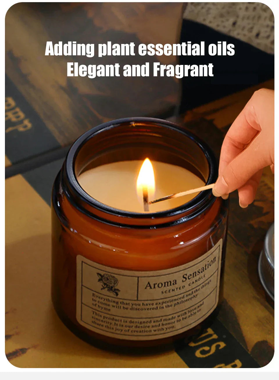 Smokeless Handmade Soybean Wax Candles