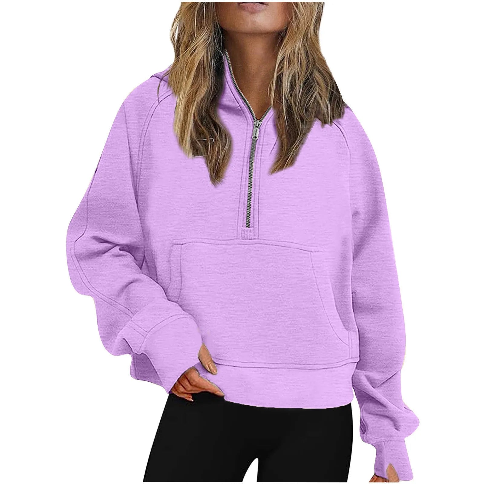 Quarter Zip Oversized Hoodie