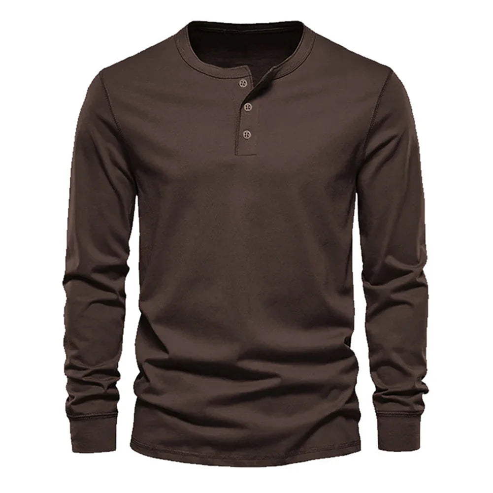 Henley Collar Shirt