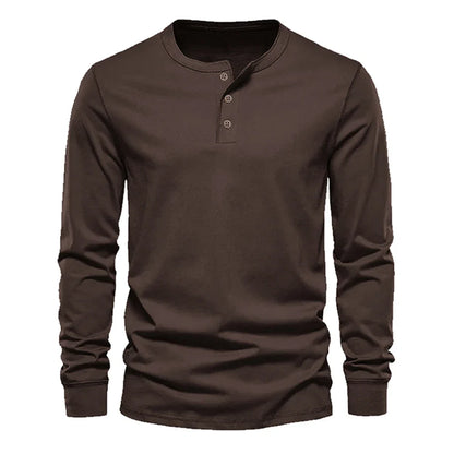 Henley Collar Shirt