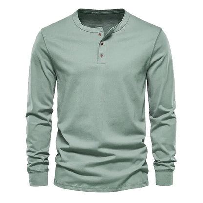 Henley Collar Shirt