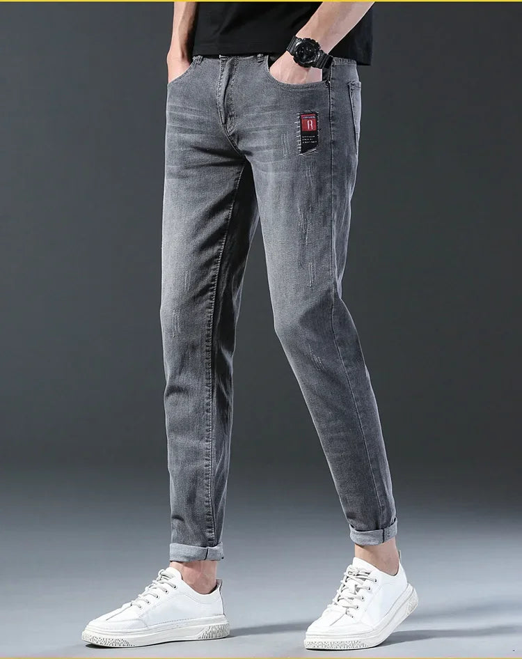 Slim Straight Luxury Jeans.