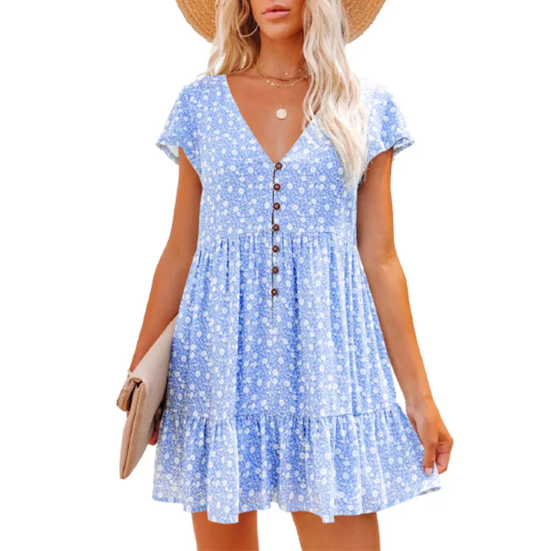 Summer flower dress.