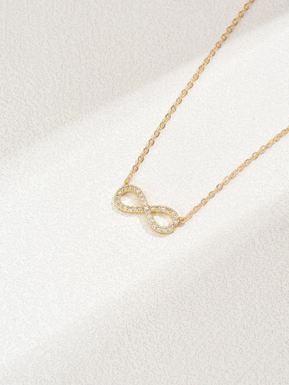 Stainless Steel Infinity Pendant Necklace