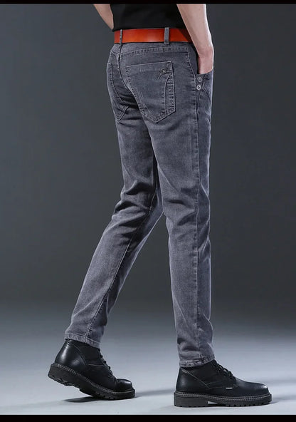 Slim Straight Luxury Jeans.