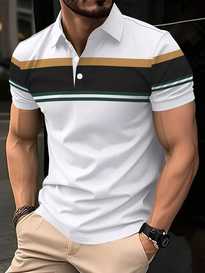 Power Stripe Polo Shirt