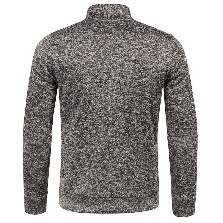 Long Sleeve Full Zip Slim Fit Sweatshirt.