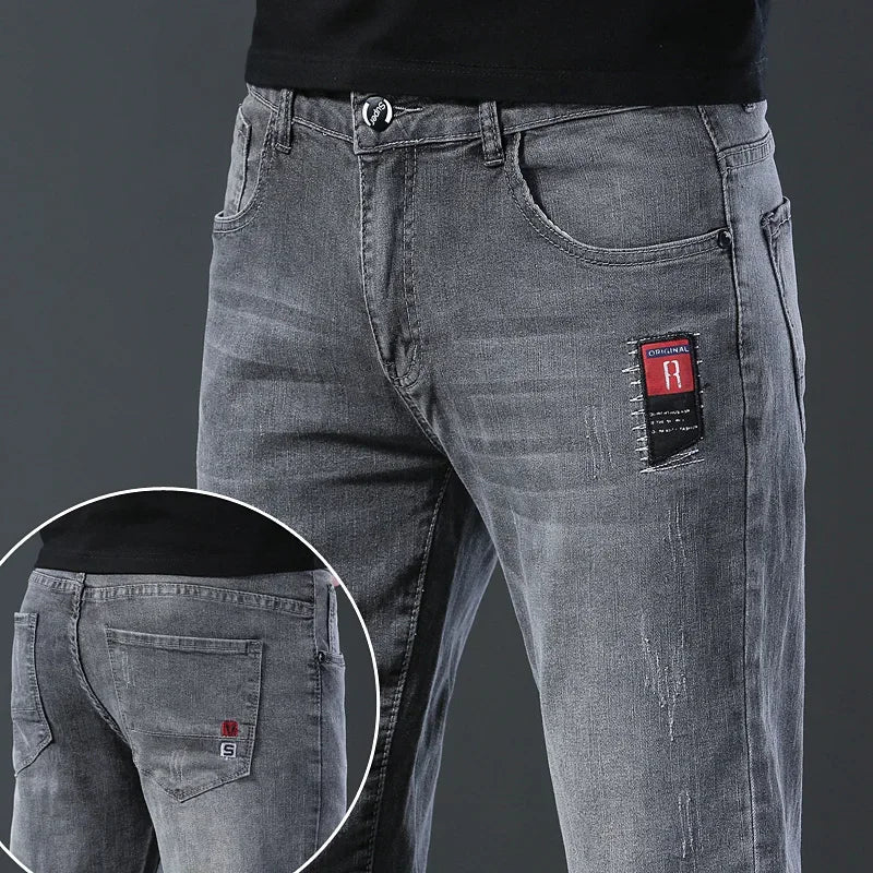 Slim Straight Luxury Jeans.