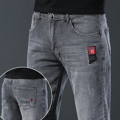 Slim Straight Luxury Jeans.