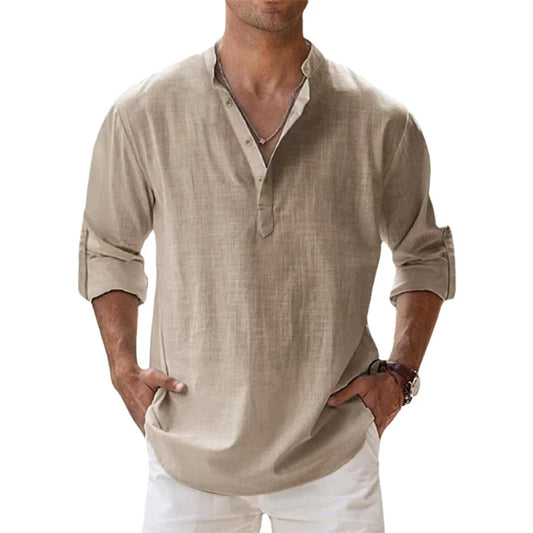 Lightweight Casual Linen Shirt.