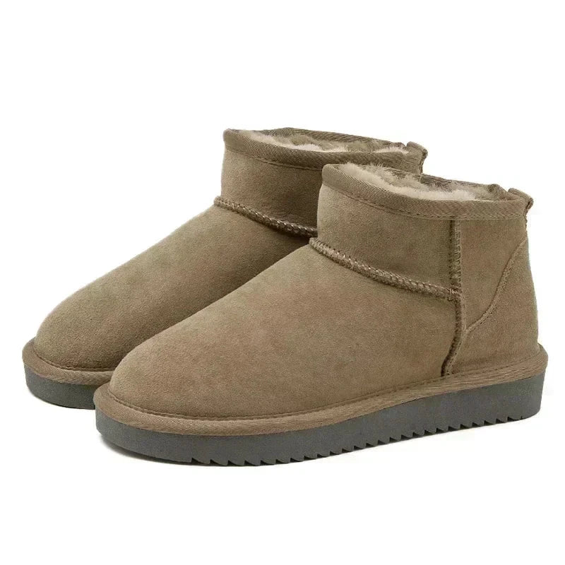 Sheepskin Boots - Waterproof Wool Fur Lined